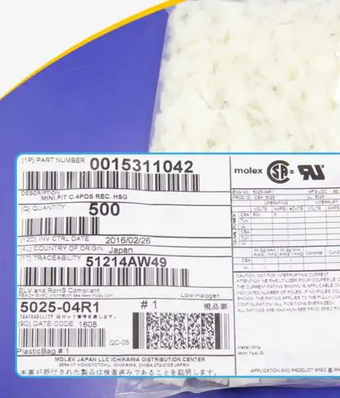 0015311042 HOUSINGS 1531-1042 MOLEX Connectors Housings 15311042 100% new and original parts
0015311042 HOUSINGS 1531-1042 MOLEX Connectors Housings 15311042 100% new and original parts