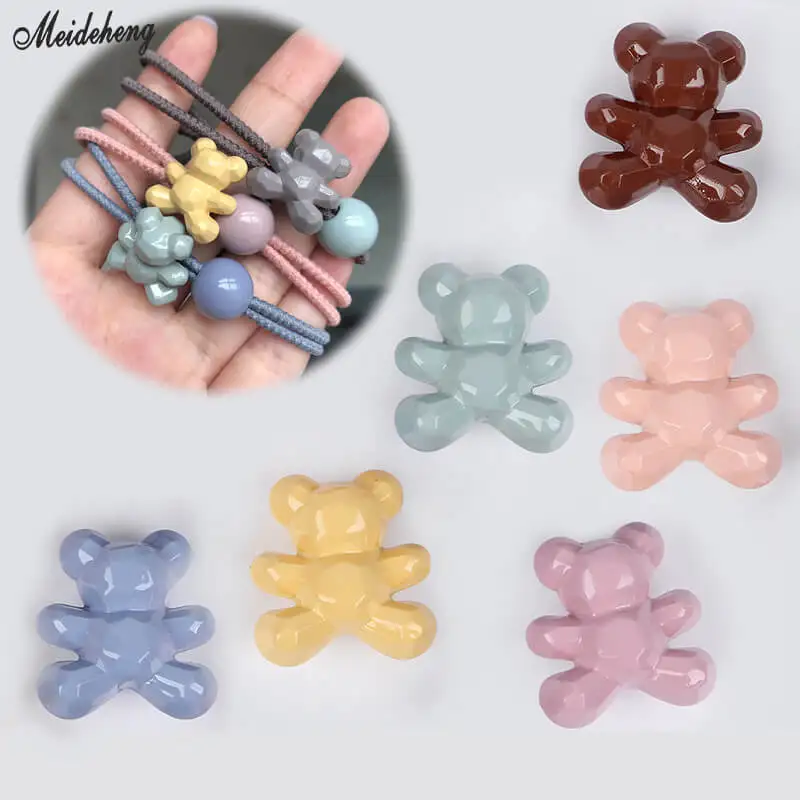 Korean Fashion Jewelry Cream Bear Beads DIY Accessory Homemade Hair Ornament New Delicate Beads Kids Girl Head Rope Hair Beads
Korean Fashion Jewelry Cream Bear Beads DIY Accessory Homemade Hair Ornament New Delicate Beads Kids Girl Head Rope Hair Beads