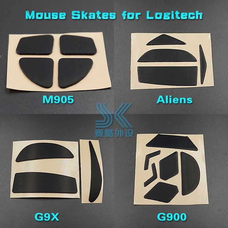 

1PCS 3M Mouse Feet Skates Mouse for Logitech G900 G903 G9 G9X M950 Alens Anywhere 2S m905 Gaming Mouse 0.6MM replacement