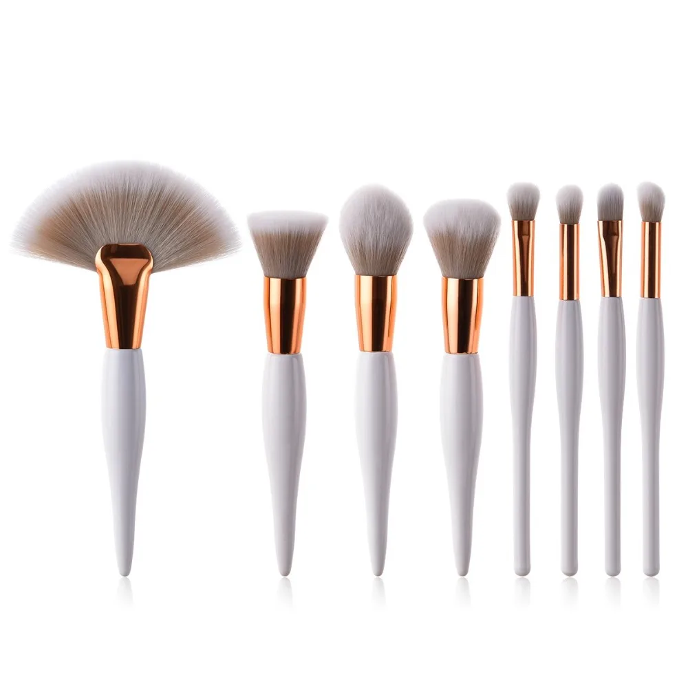 Набор кистей для макияжа Pro 8 шт. ресниц Brochas Maquillaje тонкая кисть основы Кисть