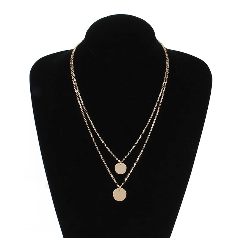 Double Layered Gold Sequin Double Strand Necklace Layering Disc Boho Necklace Beach Jewelry XL278
Double Layered Gold Sequin Double Strand Necklace Layering Disc Boho Necklace Beach Jewelry XL278