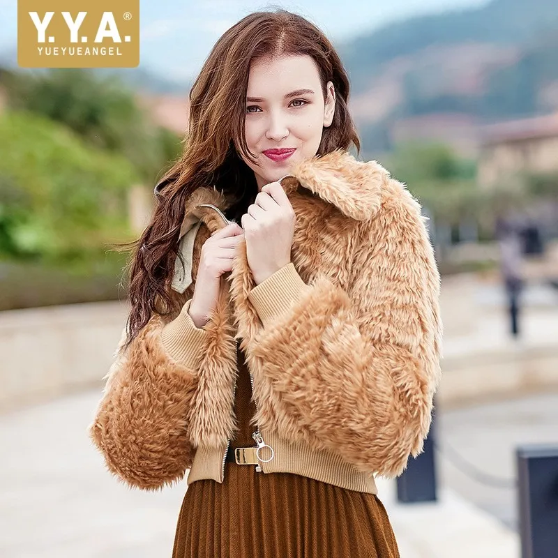 Brand Winter Women Plush Jacket Fashion Thick Short Coat Women Warm Womens Plus Velvet Coats Lapel Fuzzy Outerwear Female
Brand Winter Women Plush Jacket Fashion Thick Short Coat Women Warm Womens Plus Velvet Coats Lapel Fuzzy Outerwear Female