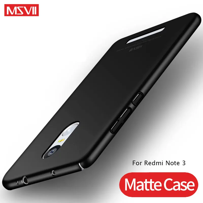 Чехол для Xiaomi Redmi Note 3 MSVII тонкий матовый чехол Pro жесткий Xiomi Note3 чехол|Специальные