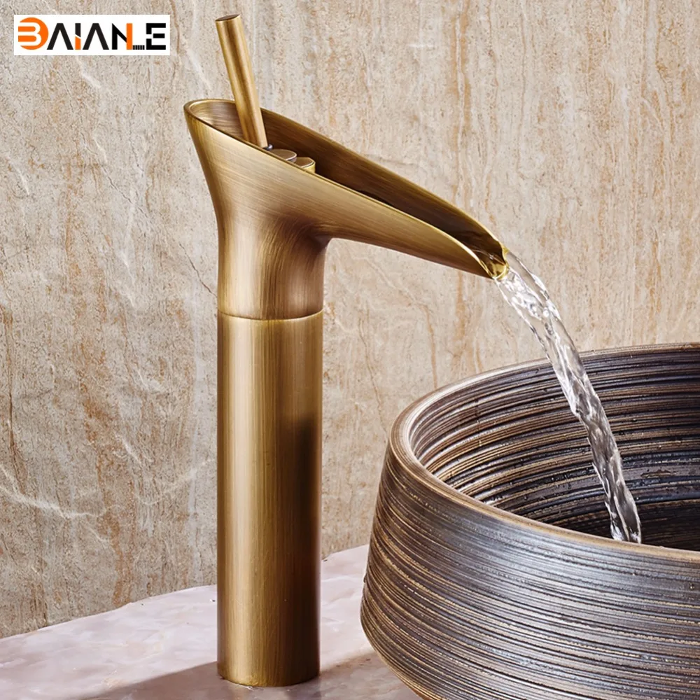 Basin Faucet Open Spout Water Mixer Taps Bathroom Vessel Sink Faucet In Antique Brass Faucet
Basin Faucet Open Spout Water Mixer Taps Bathroom Vessel Sink Faucet In Antique Brass Faucet