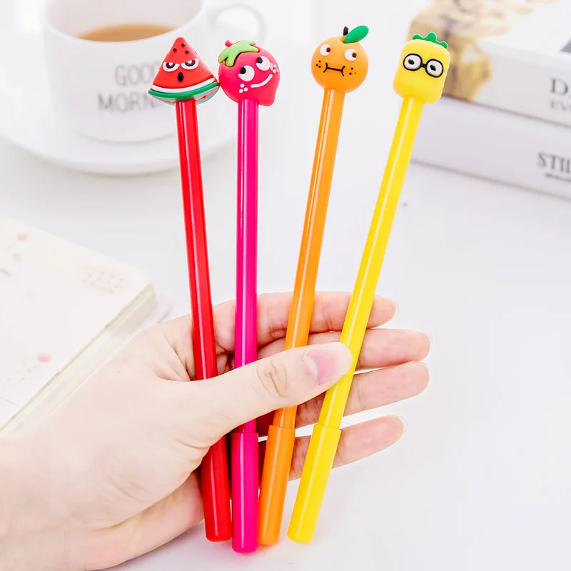 Clearance Sale Creative Fruit Gel Pen Cute Kawaii Apple Pineapple Gel Pen For Kids Novelty Office Stationery
Clearance Sale Creative Fruit Gel Pen Cute Kawaii Apple Pineapple Gel Pen For Kids Novelty Office Stationery