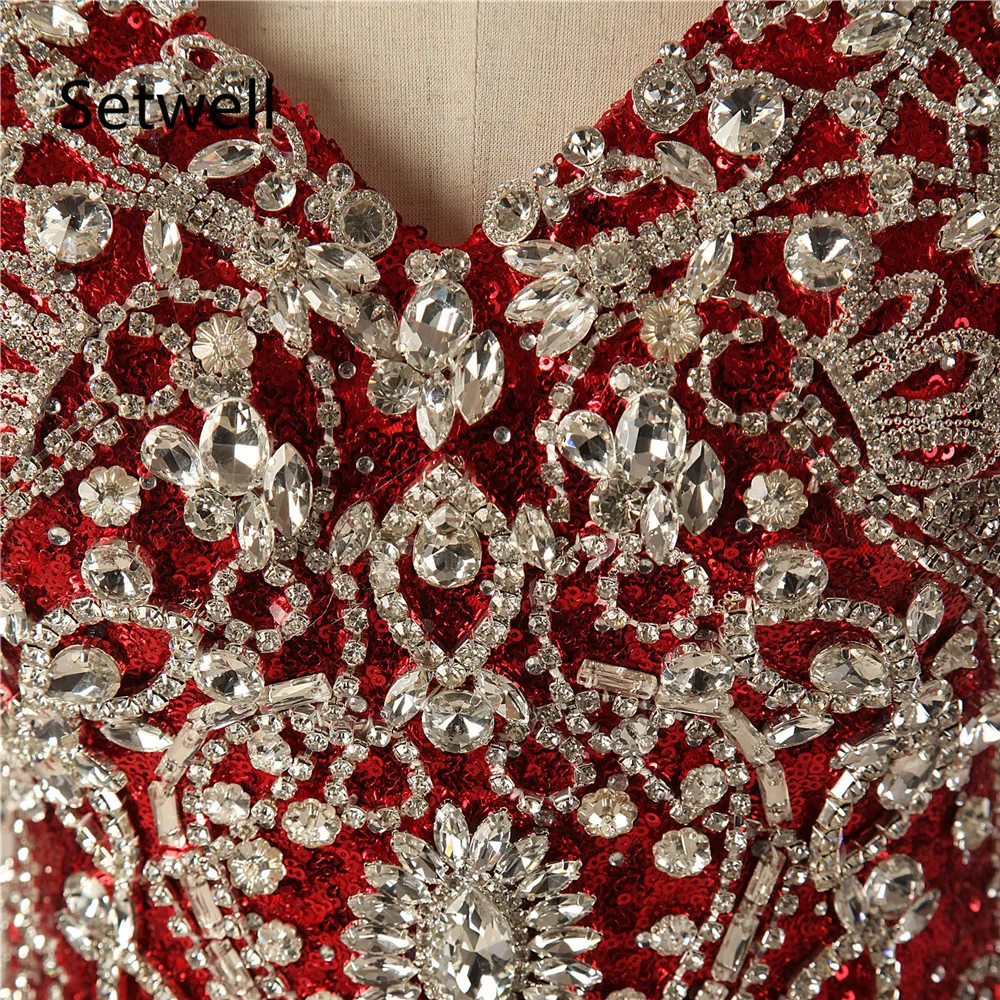 Setwell 2017 New Hot Crystal Beads Evening Dresses Sexy V-Neck Mermaid Evening Gown Luxury High Quality Sequin Evening Dress
Setwell 2017 New Hot Crystal Beads Evening Dresses Sexy V-Neck Mermaid Evening Gown Luxury High Quality Sequin Evening Dress
