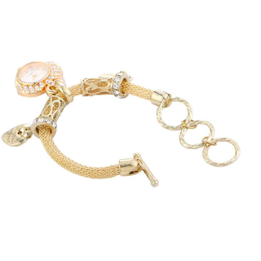 #503 Fashion Classic Luxury Women's Watch Heart Shaped Bracelet Quartz Stainless Steel Mesh Chain Watch
#503 Fashion Classic Luxury Women's Watch Heart Shaped Bracelet Quartz Stainless Steel Mesh Chain Watch