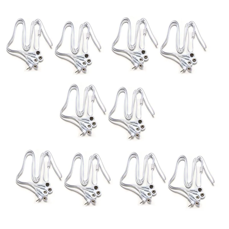 Lot 10pcs Replacement DC 2.5mm 4 Way Connection Electrode Massage Wire Lead Cable For Digital Full Body Massager
Lot 10pcs Replacement DC 2.5mm 4 Way Connection Electrode Massage Wire Lead Cable For Digital Full Body Massager
