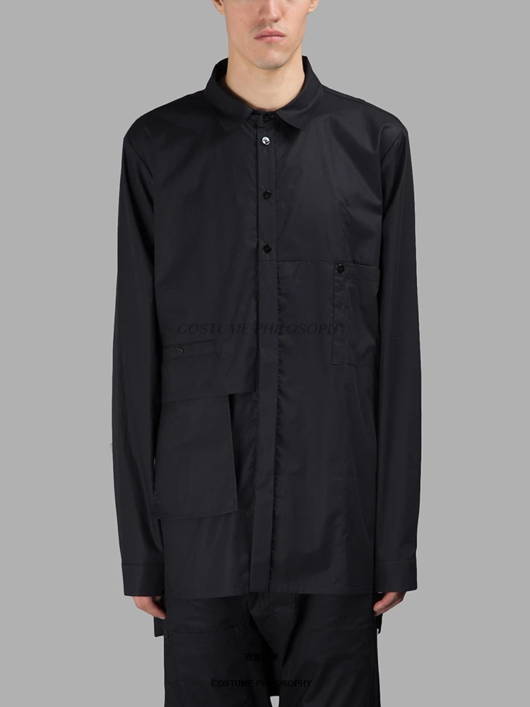 S-5XL ! 2017 New Men's clothing fashion Hair Stylist Korean Catwalk Complex structure splicing shirt PLUS SIZE Singer costumes
S-5XL ! 2017 New Men's clothing fashion Hair Stylist Korean Catwalk Complex structure splicing shirt PLUS SIZE Singer costumes