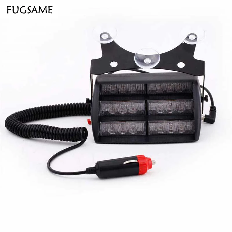 FUGSAME Led Flash Lamp Car Instrument Strobe Lamp Table 18Led Glass Style Amber Yellow White Red Blue Green
FUGSAME Led Flash Lamp Car Instrument Strobe Lamp Table 18Led Glass Style Amber Yellow White Red Blue Green