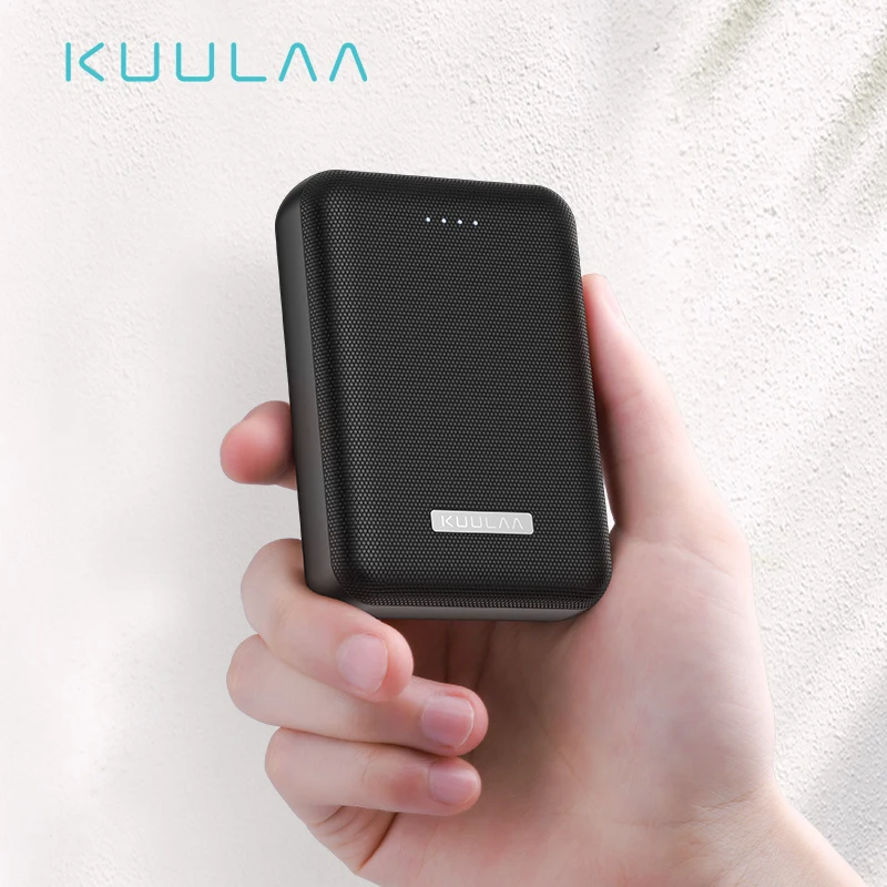 KUULAA внешний аккумулятор 10000 мАч портативное зарядное устройство двойной USB