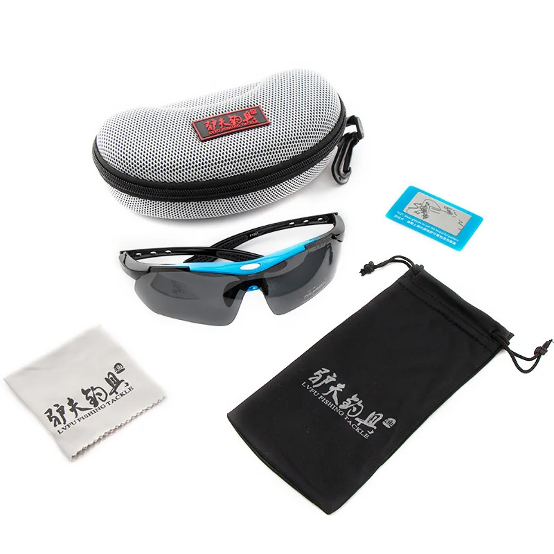 Fishing Polarized Sunglasses Eyewear UV Proof Outdoor Polarizing Sun Glasses With Box
Fishing Polarized Sunglasses Eyewear UV Proof Outdoor Polarizing Sun Glasses With Box