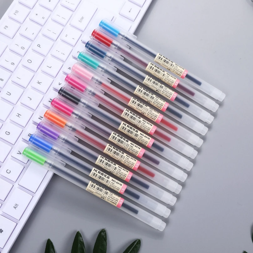 12 pcs/lot Creative 12 Colors Gel Pen 0.5mm Colour Ink Pens Marker Writing Stationery Japanese Style School Office Supplies Gift
12 pcs/lot Creative 12 Colors Gel Pen 0.5mm Colour Ink Pens Marker Writing Stationery Japanese Style School Office Supplies Gift