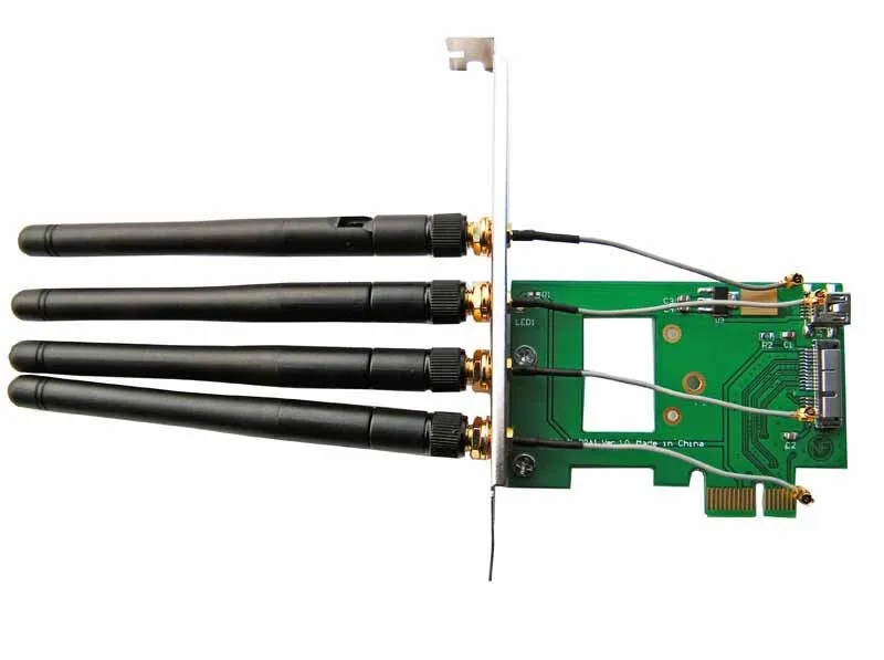 Адаптер BCM94360CD BCM94331CD к PCI e 1X для hackintosh и ПК|pci-e pci-e|pci-e cardbcm94360cd adapter |