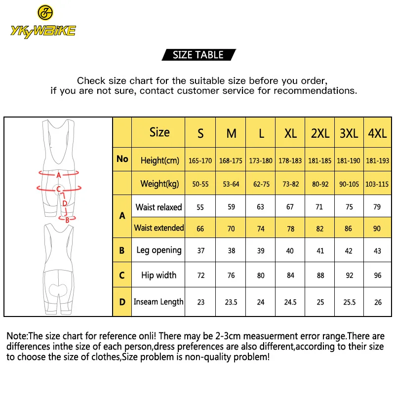 YKYWBIKE New cycling bib shorts men Pro Korea Lycra Breathable Cool 6 Hours Ride Bike Bib Shorts best quality
YKYWBIKE New cycling bib shorts men Pro Korea Lycra Breathable Cool 6 Hours Ride Bike Bib Shorts best quality