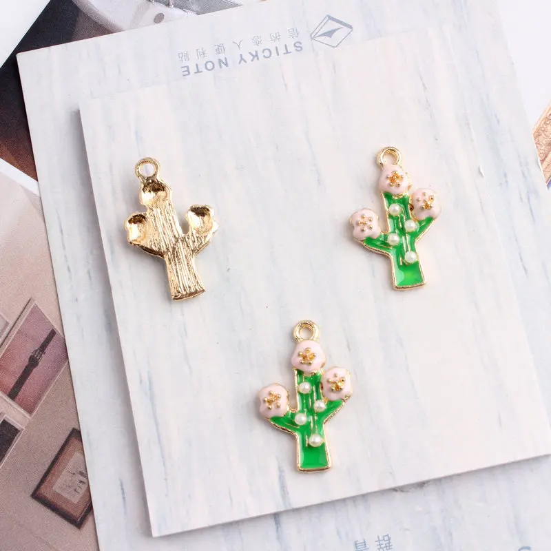 Jinleansu 10pcs Cactus Enamel Euphorbia Candelabrum Pendant Charms for DIY Craft Jewelry Handmade Necklace Accessories
Jinleansu 10pcs Cactus Enamel Euphorbia Candelabrum Pendant Charms for DIY Craft Jewelry Handmade Necklace Accessories