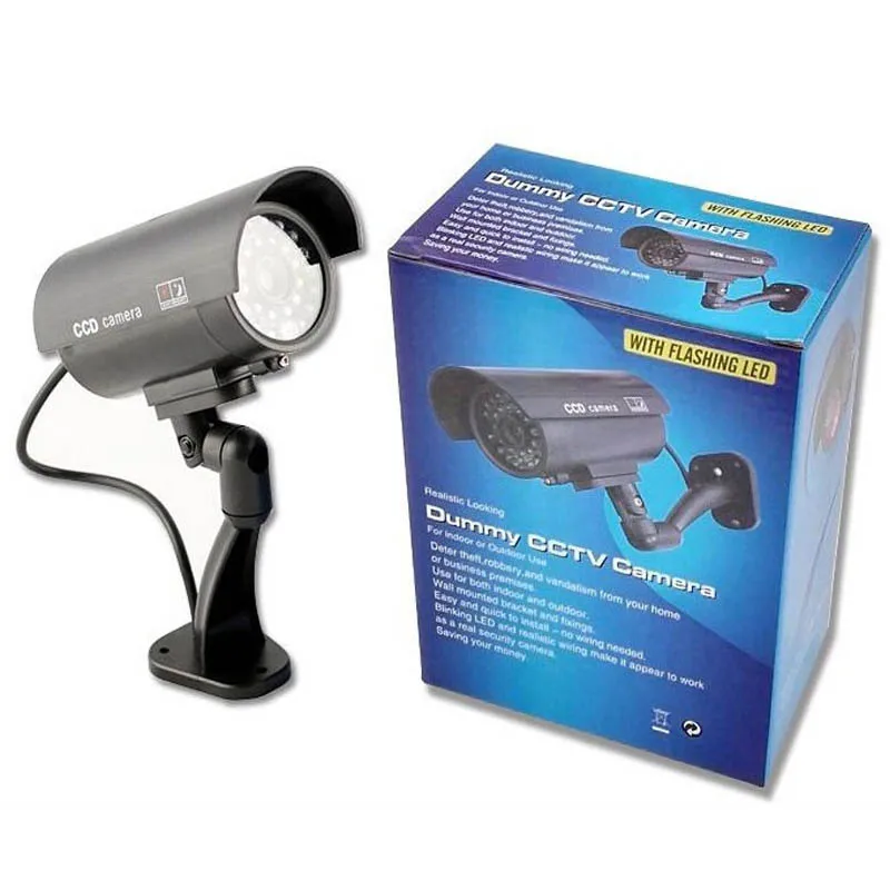 Outdoor Fake Camera Flash Blinking LED MINI Dummy Security Camera Bullet CCTV Surveillance Camera House Home Security
Outdoor Fake Camera Flash Blinking LED MINI Dummy Security Camera Bullet CCTV Surveillance Camera House Home Security