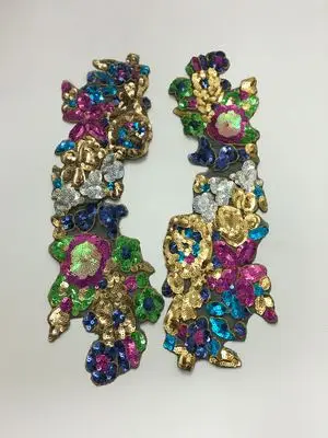 colorful flower sew on sequins patch embroidered fabric applique T-shirt patches for clothing garment parches para la ropa
colorful flower sew on sequins patch embroidered fabric applique T-shirt patches for clothing garment parches para la ropa