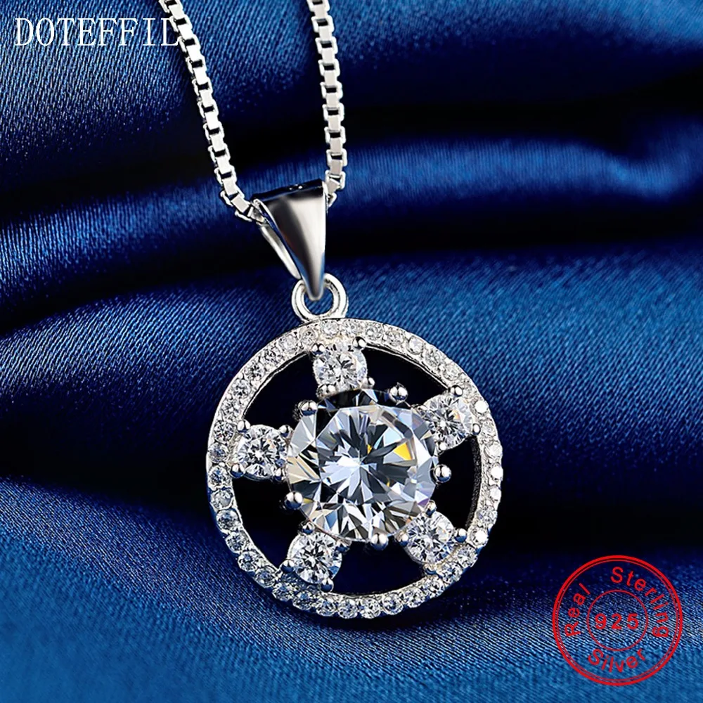 Silver Necklace Women Fashion Round Pendant Necklace Charm High Quality AAAA Zircon 100% Silver Necklace Luxury Jewelry
Silver Necklace Women Fashion Round Pendant Necklace Charm High Quality AAAA Zircon 100% Silver Necklace Luxury Jewelry