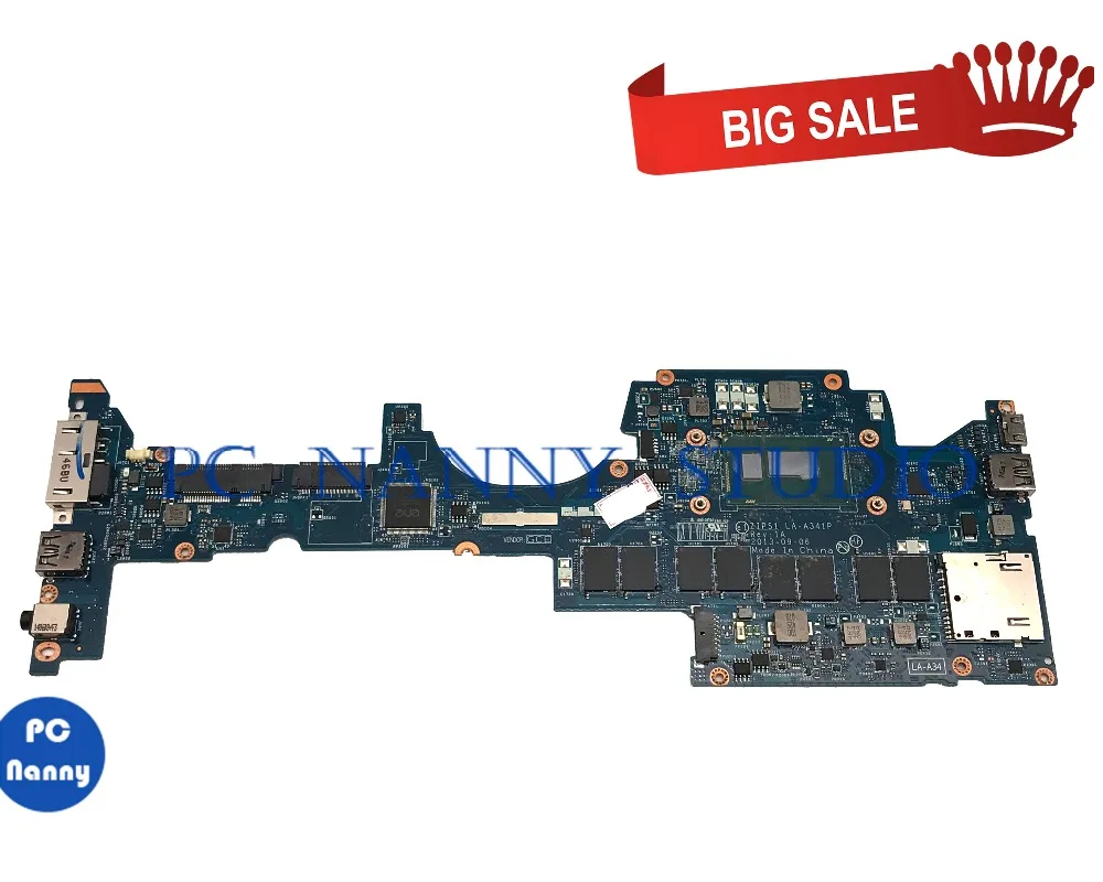 PCNANNY 00HT193 ZIPS1 LA-A341P for Lenovo Thinkpad Yoga S1 Laptop motherboard I7-4600U 8GB Memory tested
PCNANNY 00HT193 ZIPS1 LA-A341P for Lenovo Thinkpad Yoga S1 Laptop motherboard I7-4600U 8GB Memory tested
