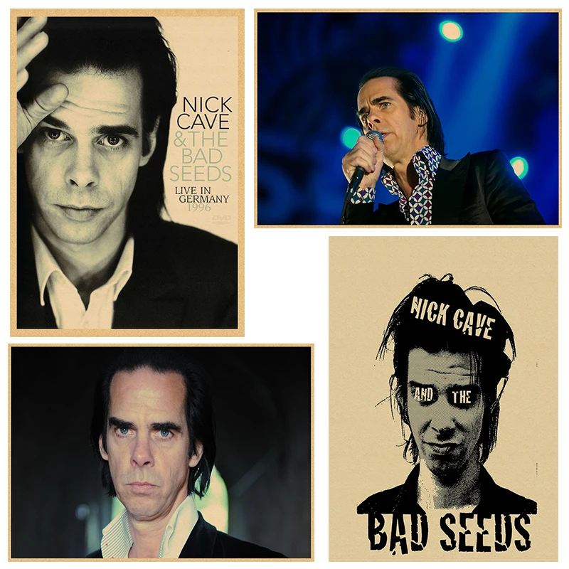 Nick Cave Band Classic Nostalgic Matte Kraft Paper Poster Cafe Creative wallpaper Interior Decoration 30x21cm
Nick Cave Band Classic Nostalgic Matte Kraft Paper Poster Cafe Creative wallpaper Interior Decoration 30x21cm