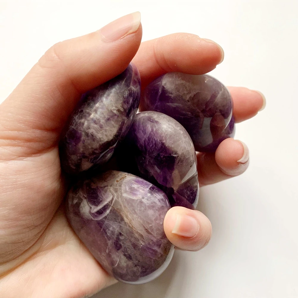 Фото Фиолетовый кварцевый камень кулон в форме сердца для ожерелья Diy - купить