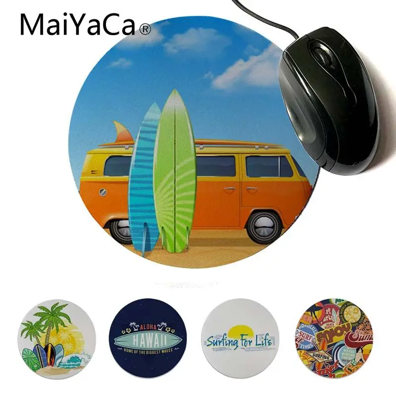 MaiYaCa Hawaii Tiki Iceland Aloha Surfing Summer Beach Silicone Pad to Mouse Game Professional Round Gaming Keyboard Mat
MaiYaCa Hawaii Tiki Iceland Aloha Surfing Summer Beach Silicone Pad to Mouse Game Professional Round Gaming Keyboard Mat