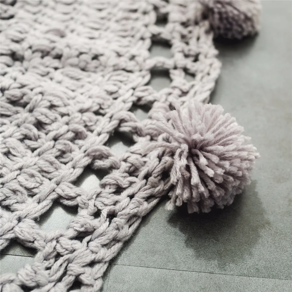 New Crochet Round Rugs Carpets for Children Room Decoration Kids Baby Blanket Game Mat Pink White Blue Gray Playmat tapis tatami
New Crochet Round Rugs Carpets for Children Room Decoration Kids Baby Blanket Game Mat Pink White Blue Gray Playmat tapis tatami