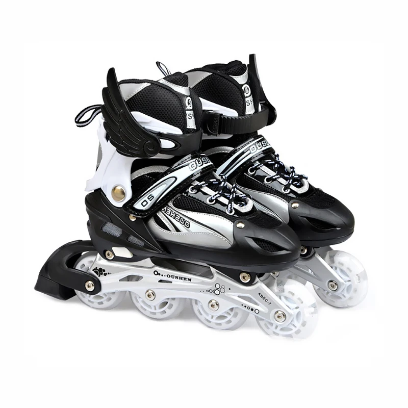 Flashing roller skates Shoes for children 4 wheel inline skating adjust street slalom sliding quad skates patines en linea IA50
Flashing roller skates Shoes for children 4 wheel inline skating adjust street slalom sliding quad skates patines en linea IA50
