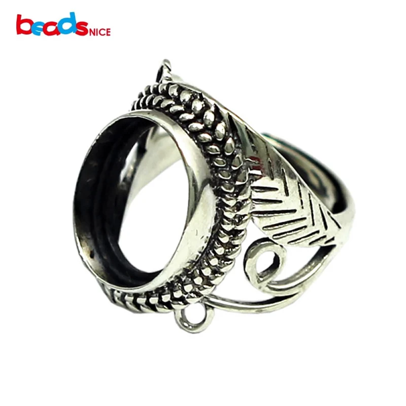 Beadsnice 925 sterling silver ring women accessories jewelry semi mount ring settings fit 15.5x12mm stone rings lot ID 32281
Beadsnice 925 sterling silver ring women accessories jewelry semi mount ring settings fit 15.5x12mm stone rings lot ID 32281