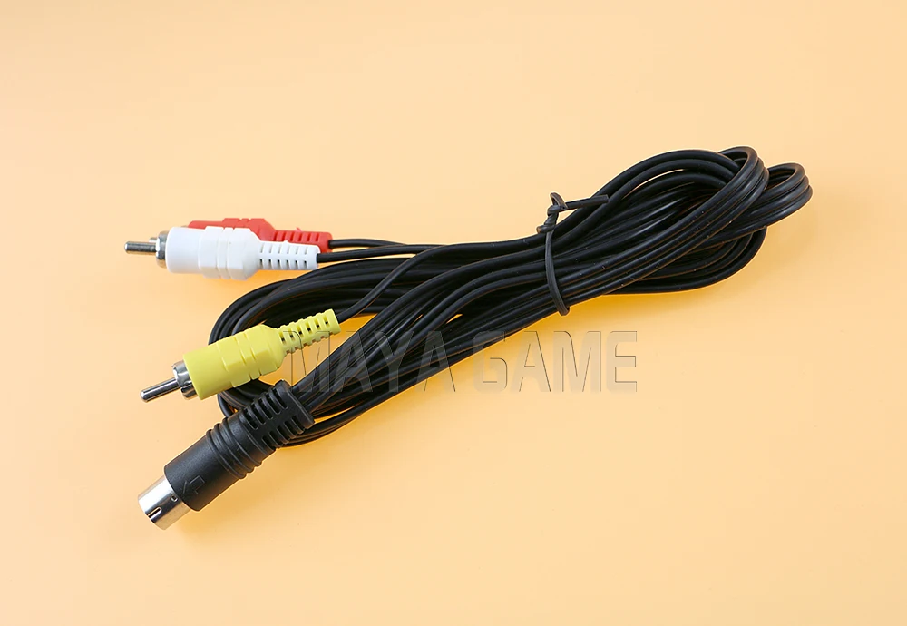 OCGAME 30pcs/lot Durable 1.8M 6ft Audio Video AV Cable For Sega For Saturn A/V RCA Connection Cord Nickel plated connector
OCGAME 30pcs/lot Durable 1.8M 6ft Audio Video AV Cable For Sega For Saturn A/V RCA Connection Cord Nickel plated connector