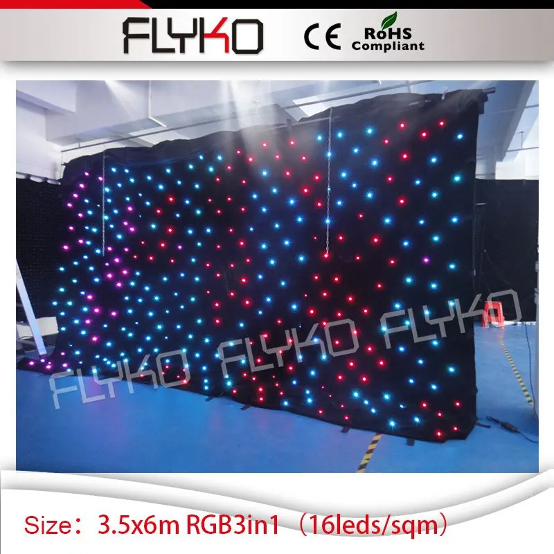 led light twilking sky RGB3in1 leds 3.5x6m wedding backdrop star vision flexible led curtain
led light twilking sky RGB3in1 leds 3.5x6m wedding backdrop star vision flexible led curtain