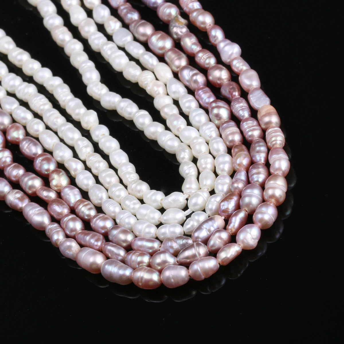 Natural Freshwater Cultured Pearls Beads Rice Shape 100% Natural Loose Pearls for Jewelry Making DIY Strand 13 Inches Size 3-4mm
Natural Freshwater Cultured Pearls Beads Rice Shape 100% Natural Loose Pearls for Jewelry Making DIY Strand 13 Inches Size 3-4mm