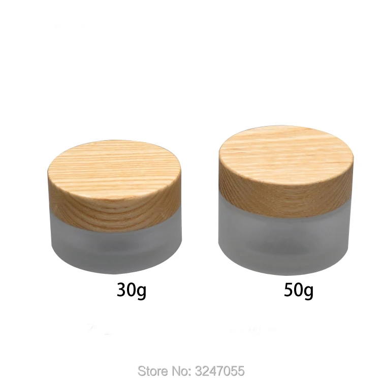 10pcs/lot 30G 50G Empty Cosmetic Cream Jar with Wooden Lid, Matte Glass Mask Refillable Box, High Grade Cosmetic Lotion Case
10pcs/lot 30G 50G Empty Cosmetic Cream Jar with Wooden Lid, Matte Glass Mask Refillable Box, High Grade Cosmetic Lotion Case