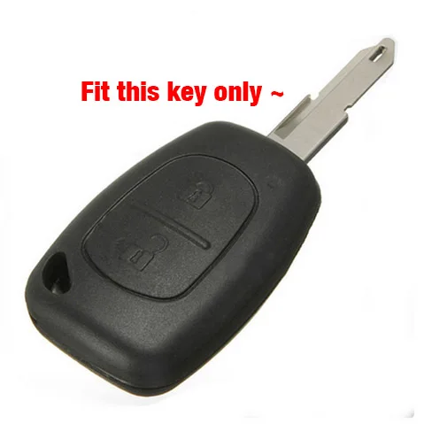 Силиконовый чехол для брелка с ключом Opel Vivaro Movano Renault Traffic Kangoo Nissan 2 кнопки