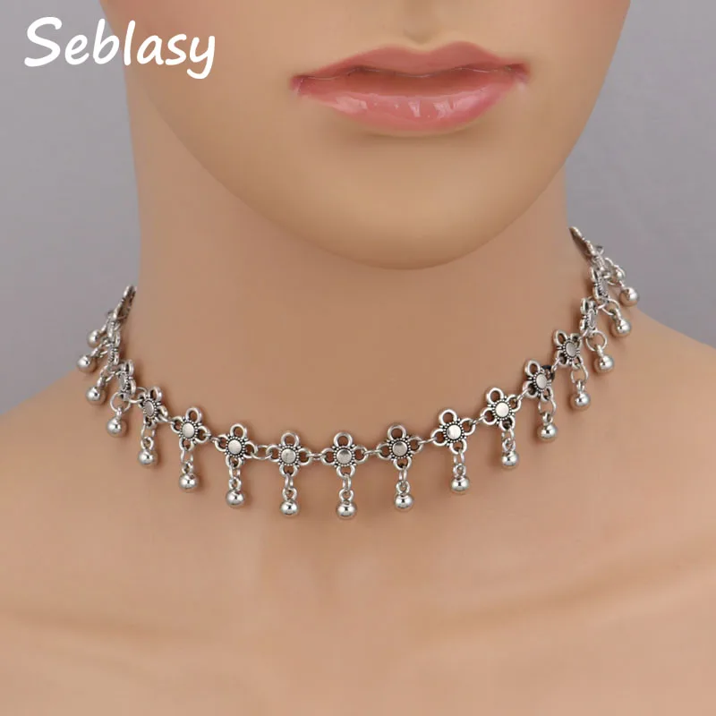 Seblasy Punk Bohemian Charm Jewelry Silver Color Alloy Clover Beads Tassel Clavicle Chain Necklaces & Pendants for Women Bijoux
Seblasy Punk Bohemian Charm Jewelry Silver Color Alloy Clover Beads Tassel Clavicle Chain Necklaces & Pendants for Women Bijoux