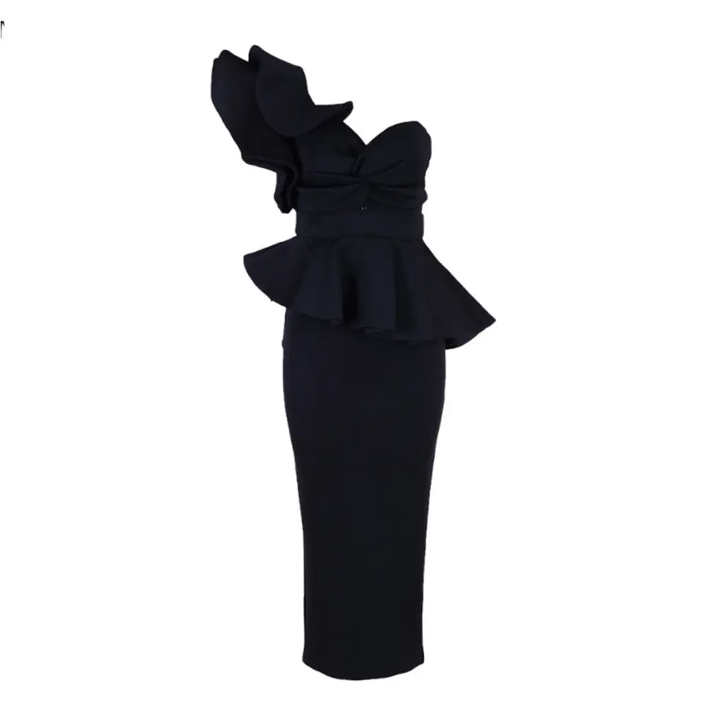 Prom dresses long elegant straight one-shoulder tea length ruffles sleeveless women formal evening gowns vestidos de fiesta
Prom dresses long elegant straight one-shoulder tea length ruffles sleeveless women formal evening gowns vestidos de fiesta