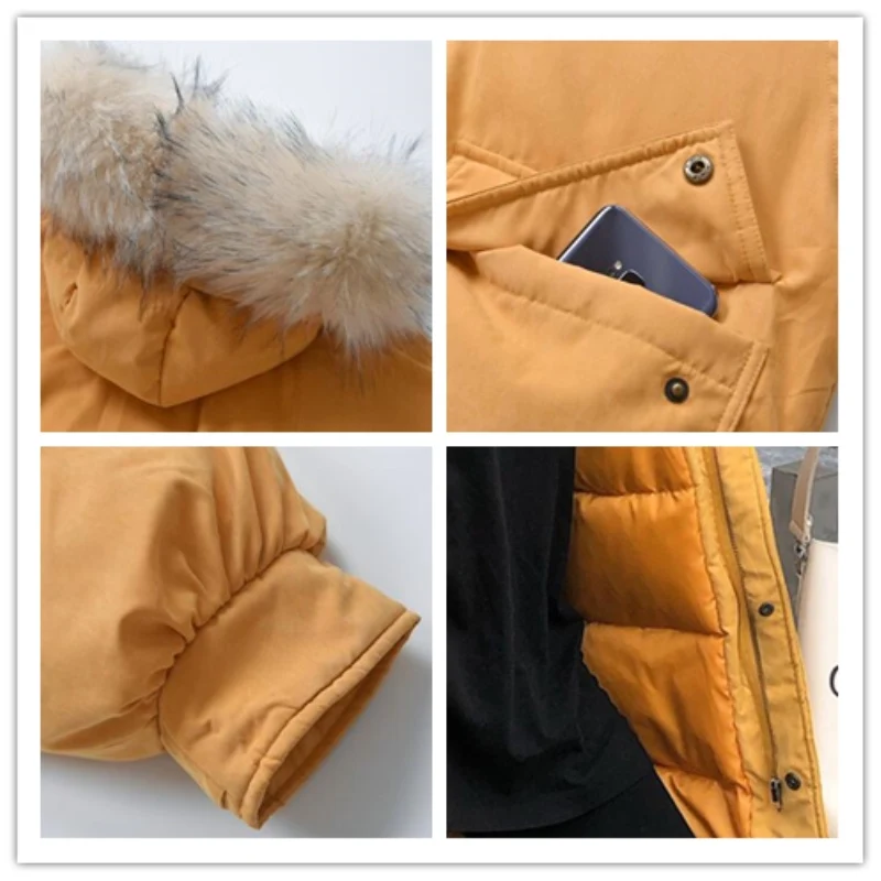 2019 New Women Winter Jacket Warm Loose Large Size Hooded Fur Collar Cotton Coat Fashion Solid Thick Long Parkas Outerwear CW137
2019 New Women Winter Jacket Warm Loose Large Size Hooded Fur Collar Cotton Coat Fashion Solid Thick Long Parkas Outerwear CW137