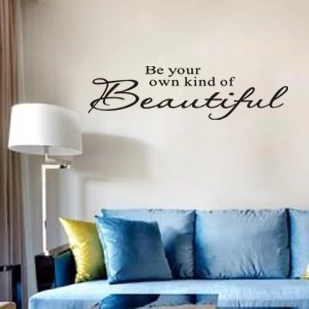 2 Hot money BE YOUR BEATUFULL English proverbs foreign trade wall stickers in the household adornment wall to stick on the wall
2 Hot money BE YOUR BEATUFULL English proverbs foreign trade wall stickers in the household adornment wall to stick on the wall