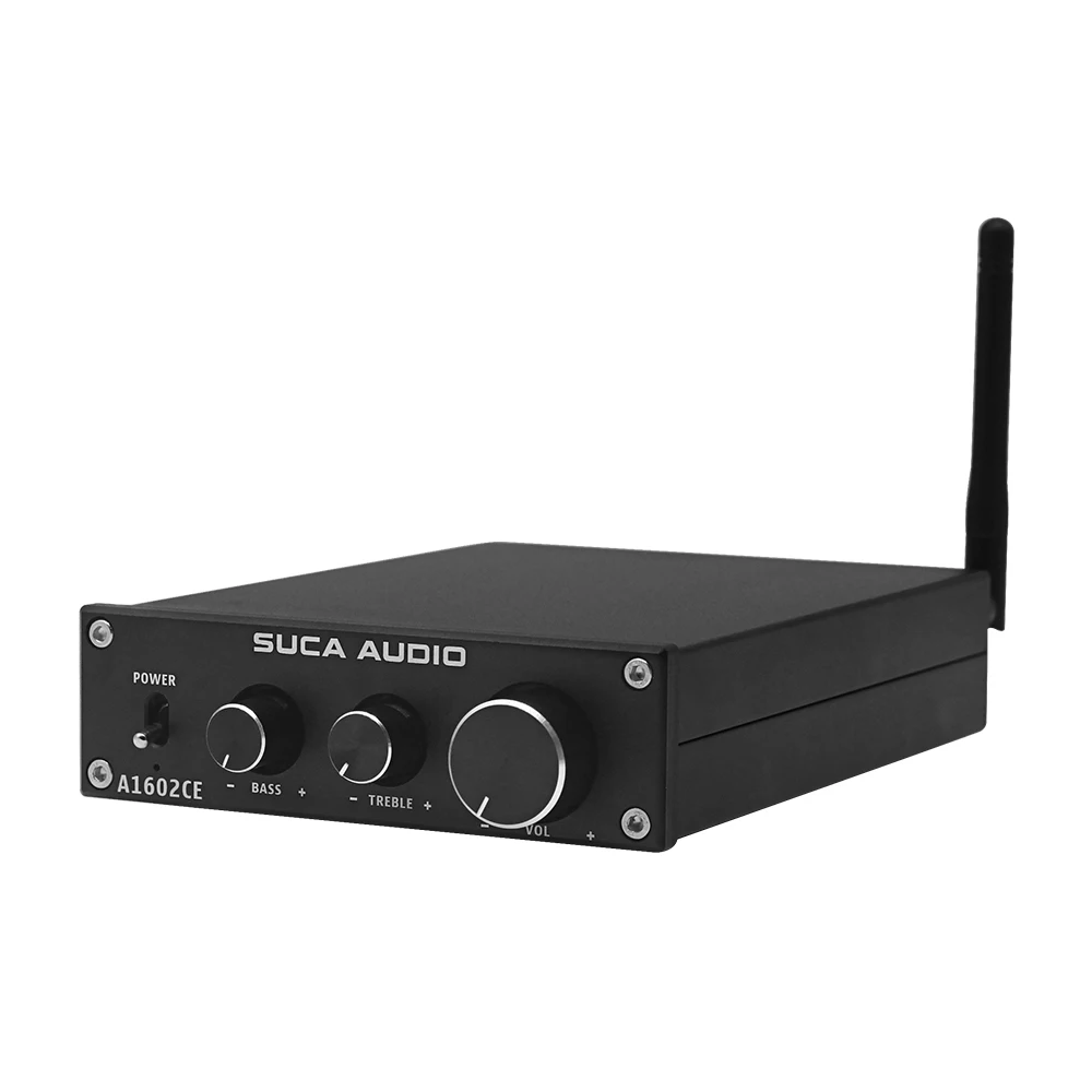 SUCA TDA7498E Bluetooth 4.2 Amplifier 160W*2 High Power Home Audio Sound Amplifiers Amplicador With Treble Bass Ajustment
SUCA TDA7498E Bluetooth 4.2 Amplifier 160W*2 High Power Home Audio Sound Amplifiers Amplicador With Treble Bass Ajustment