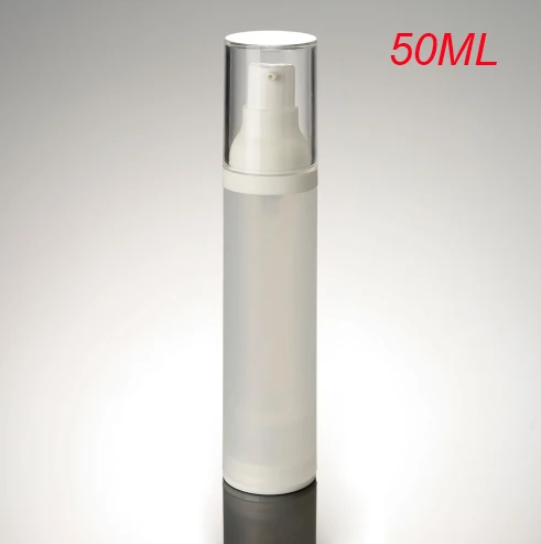 100pcs Hot 50ml airless bottle frosted body white pump transparent lid for serum lotion, emulsion foundation cosmetic packing
100pcs Hot 50ml airless bottle frosted body white pump transparent lid for serum lotion, emulsion foundation cosmetic packing