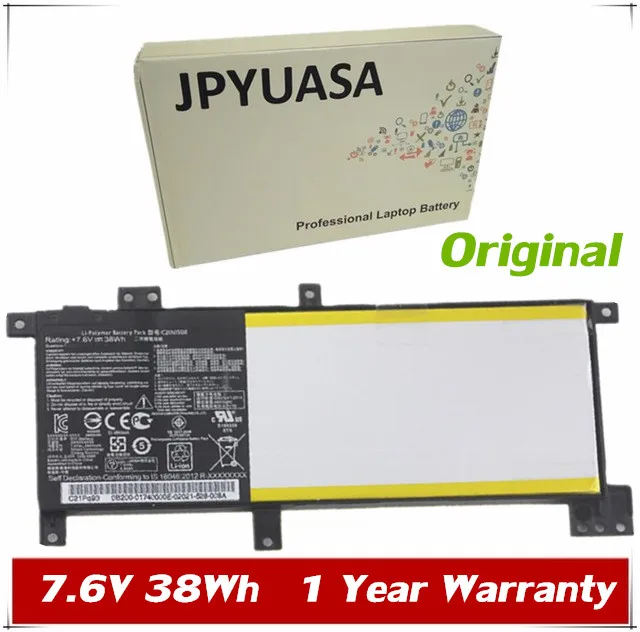 7XINbox 7 6 V 38Wh подлинный C21N1508 Аккумулятор для ноутбука ASUS X456UJ X456UV X456UF Series Tablet |