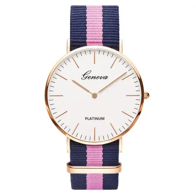 Classic brand relogio feminino Casual Quartz Watch Men Women Nylon strap Dress watches Unisex Geneva Watch Reloj mujer Montre
Classic brand relogio feminino Casual Quartz Watch Men Women Nylon strap Dress watches Unisex Geneva Watch Reloj mujer Montre