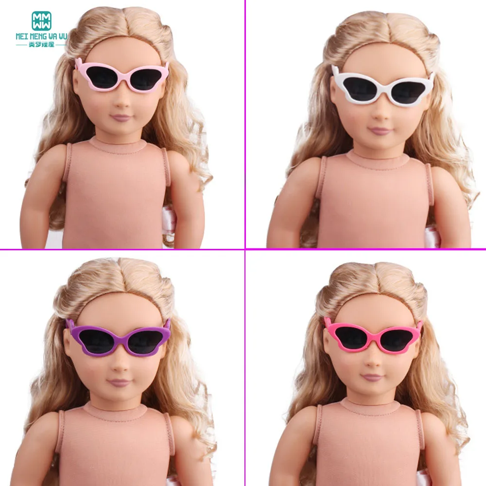 Doll accessories for 40-45 cm new born doll and American doll Mini doll glasses baby Plastic sunglasses
Doll accessories for 40-45 cm new born doll and American doll Mini doll glasses baby Plastic sunglasses