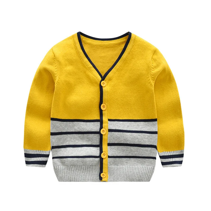 Детский хлопковый свитер новая весенне Осенняя детская одежда модный для