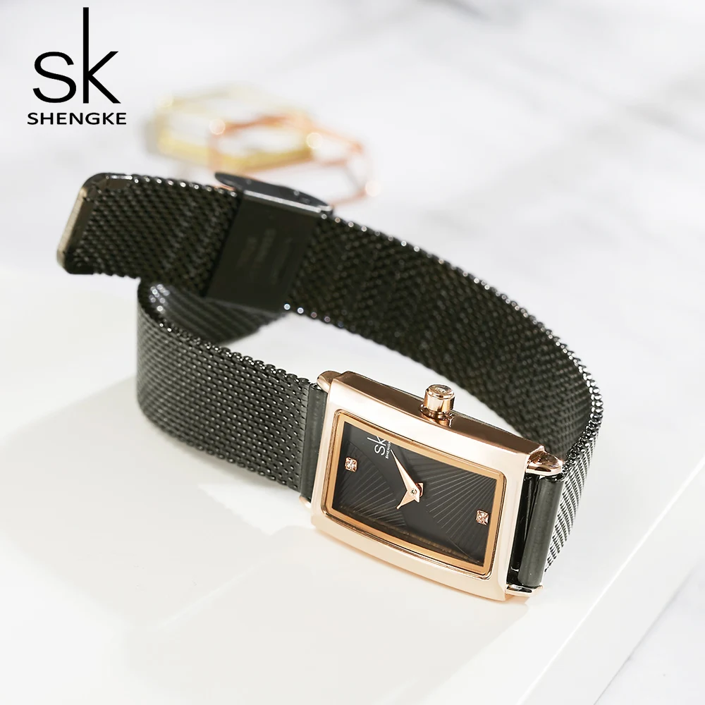 2019 Watch Shengke Brand Luxury Women Watches Rectangle Bracelet Watch Fashion Analog Quartz Wrist Watch Stainless Steel Clock
2019 Watch Shengke Brand Luxury Women Watches Rectangle Bracelet Watch Fashion Analog Quartz Wrist Watch Stainless Steel Clock