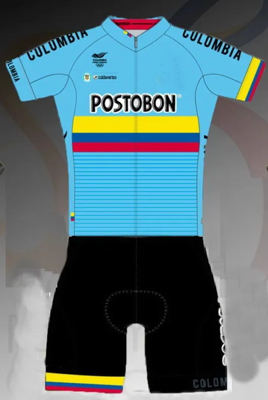 MEN'S CYCLING WEAR CYCLING JERSEY BODY SUIT SKINSUIT WITH POWER BAND 2018 COLOMBIA NATIONAL TEAM 20D GEL PAD SIZE: XS-4XL
MEN'S CYCLING WEAR CYCLING JERSEY BODY SUIT SKINSUIT WITH POWER BAND 2018 COLOMBIA NATIONAL TEAM 20D GEL PAD SIZE: XS-4XL