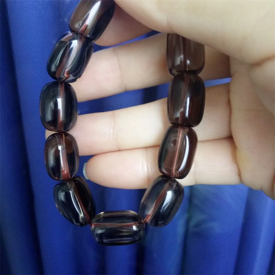 15*11mm Genuine Natural Quartz Crystal Bracelets For Women Femme Charm Stretch Clear Bead Bracelet
15*11mm Genuine Natural Quartz Crystal Bracelets For Women Femme Charm Stretch Clear Bead Bracelet