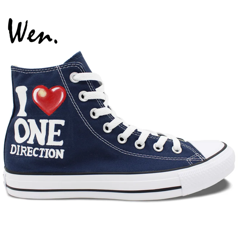 Wen Design Custom Hand Painted Shoes One Direction Union Jack Flag Men Women's High Top Canvas Sneakers Birthday Gifts
Wen Design Custom Hand Painted Shoes One Direction Union Jack Flag Men Women's High Top Canvas Sneakers Birthday Gifts