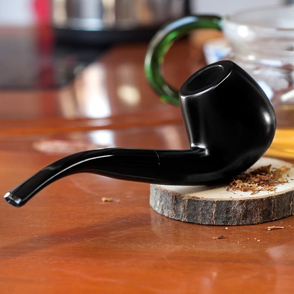 Top Grade Smoking Tobacco Pipe 9mm Filter Ebony Wood Pipe Handmade Smoking Pipe free tools gift set Wooden Pipe
Top Grade Smoking Tobacco Pipe 9mm Filter Ebony Wood Pipe Handmade Smoking Pipe free tools gift set Wooden Pipe